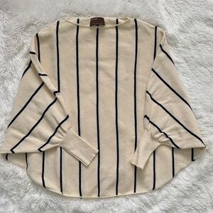 Kerisma Cream and Black Striped Knit